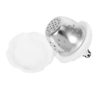 Kichvoe Passoire à Thé Filtre Réutilisable Odeur Forme Pingouin en Acier Inoxydable Accessoire Thé pour Restaurant et Bureau