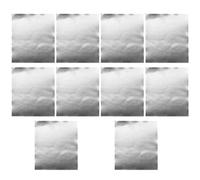 Kichvoe Patch de Réparation pour Casseroles et Seaux 10 Feuilles Aluminium 0,1 MM Adhésif Résistant la Chaleur pour Usage Domestique