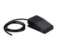 Kichvoe Pédale de Commande Industrielle avec Boîtier Plastique, Câble 1 Mètre, Interrupteur Momentané à Contact Argenté, Surface Antidérapante en Caoutchouc pour Machines Cnc, Presses