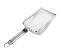 Kichvoe Pelle à Litière en Acier Inoxydable Antiadhésive, Tamis 2,8x2,8 Mm, Pelle Métal Nettoyage Bac à Litière pour Chat, Usage Domestique, Animaux De Compagnie