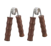 Kichvoe Pince de Musculation Main en Bois Robuste, Entraîneur Professionnel pour Doigts et Poignets, Kit de Préhension Manuelle 1 Paire, Appareil de Renforcement Couleur Couleur Aléatoire