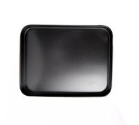 Kichvoe Plaque de Cuisson Acier Antiadhésive Plateau Pâtisserie Rectangulaire pour Biscuits Pizza Facile à Nettoyer Compatible Four et Micro Ondes