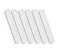 Kichvoe Plaques Métalliques D’exercice en Acier, Lot de 6 Pièces 15x2,5x0,7 Cm, 200 G Chacune, Accessoires de Musculation pour Gilet Lesté et Bandes Lestées, Équipement Fitness