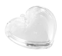 Kichvoe Plateau à Paupières Vide Mini Étui à Poudre Cœur As Transparent, Léger, Portable, pour Blush, Highlighter, Correcteur et Rouge à Lèvres, Boîte de Maquillage Vide à Suspendre