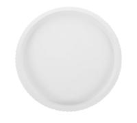 Kichvoe Plateau à roulettes pour Plantes Rond 220 Mm Blanc en Polypropylène, Support Amovible pour Pots Lourds, Bac de Jardinage Mobile, Déplaceur Pratique pour Intérieur et Extérieur