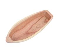 Kichvoe Plateau de Service en Bois en Forme de Bateau, Assiette à sushis et sashimis Japonaise, Plateau à fromages, à Fruits, apéritif, Assiette à Snacks en Bois pour Mariage ou Anniversaire