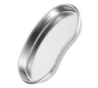 Kichvoe Plateau Portable D'accessoires de Tatouage en Acier Inoxydable Incurvé Ergonomique, Résistant à L'usure pour Artistes Tatoueurs en Divers Scénarios de Tatouage