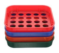 Kichvoe Plateaux de Tri de Pièces en Plastique 4pcs Trieurs Réutilisables Empilables pour Classer et Organiser Facilement Les Pièces Les Banques et Bureaux de Change