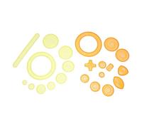 Kichvoe Pochoirs pour Dessiner 22pcs en Plastique, Règle à Dessin Polyvalente pour Garçon et Filles, Création Rapide de Motifs pour Activités DIY et Dessin Artistique