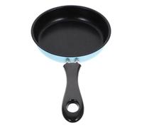 Kichvoe Poêle à Œufs Antiadhésive Bleue Mini 16 Cm pour Induction, Poêle à Frire Multifonction Légère et Facile à Nettoyer, pour Omelettes et Steaks Maison