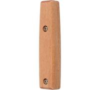 Kichvoe Poignée de Spatule Résistante la Chaleur et Déformable Espacement des Trous 65mm en Bois Massif Design Simple et Élégant pour Remplacement Accessoire la Cuisine