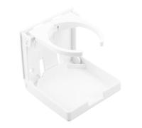 Kichvoe Porte-gobelet et Facile à Nettoyer Pliable Blanc en Plastique Support Stable Design Unique et Fonctionnel pour Voiture et Bateau pour Boissons en Déplacement Réutilisable