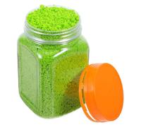 Kichvoe Poudre de Mousse Végétale Verte pour Modélisme 400ml, Matériau en Éponge Légère, Design Délicat et Facile à Utiliser pour Décor Miniature