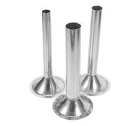 Kichvoe Poussoir à Viande Professionnel en Acier Inoxydable 3 Pièces, Accessoire pour Hachoir à Viande, Résistant à L'usure, Saucisses et Préparer des Boulettes Cuisine