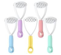 Kichvoe Presse-purée Manuel pour Pommes de Terre et Fruits en Pp, Lot de 5 Pièces, Outil Cuisine Pratique Maison Restaurants