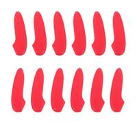 Kichvoe Protection Pointe de Coupe en Plastique Rouge - Lot de 30 Manchons Protecteurs pour Embouts de Couteaux Cuisine, Protection Anti-coupure Pratique et Légère, Adapté aux Petits