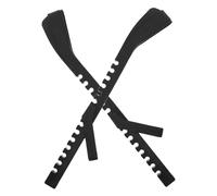 Kichvoe Protège-Lames Facile à Porter en Caoutchouc Noir de Patins à Glace Paire Accessoires Indispensables pour Garçon et Filles et Adultes pour Patinage Artistique et Hockey