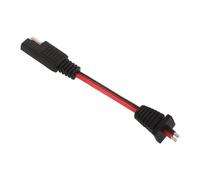 Kichvoe Rallonge de Câble D’Alimentation SAE 14awg 0,12 M pour Véhicule et Panneau Solaire, Connecteur SAE Mâle Verrouillage, Câble Électrique Solaire pour Camping-Car, Bateau et Moto