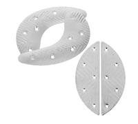 Kichvoe Remplacement de Talon de Chaussure 2 Paires en Fer, Talons Métalliques Solide, Protection du Pied et Outils de Réparation pour Bottes Lors de Longues Marches