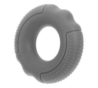Kichvoe Renforceur de force de préhension, appareil de musculation des mains pour renforcer les mains, anneau rond en silicone vert, résistance 20 lb, pour fitness center et maison