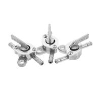 Kichvoe Robinet D'arrêt de Carburant en Métal 1 Entrée 1 Sortie, Lot de 3 Pièces pour Moto, Quad, Karting et Buggy, Vanne pour Réservoir Essence, Coupe-circuit Moteur, Utilisation