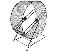 Kichvoe Roue d'exercice Silencieuse Accessoire Sûr pour Animaux en Fer pour Hamster et Hérisson pour Courir et S'amuser la Maison