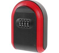 Kichvoe Rouge Boîte à Clés Portable, Murale, Plastique Code | Rangement Sécurisé, Code Réinitialisable, pour Portes D’appartement et Salles de ormat Compact