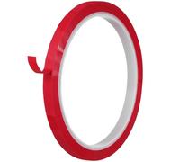 Kichvoe Ruban Adhésif Décoratif Rouge pour Voiture 6mm X 3 en Polyester, Bande Adhésive Résistante aux Intempéries, Décoration Auto sans Traces, Carrosserie et Garnitures