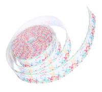 Kichvoe Ruban de Décoration de Pâques et Décoration de Paquet de Bonbons en Tissu Motif Poule 2,5 Cm, Rouleau de 1 Mètre, Facile à Utiliser pour Emballage