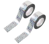 Kichvoe Ruban Effaroucheur Oiseaux Holographique 2 Pcs 2,5 Cm X 80 M Double Face Réfléchissant en Pet Dispositif D’eloignement pour Jardin Verger Balcon Anti-Pigeons Corbeaux