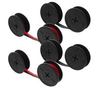 Kichvoe Ruban Encreur Noir Nylon et Abs à Double Bobine Impression Nette et Design Robuste, Pack de 4 Pièces pour Machine à Écrire Mécanique Compatible Plupart des Modèles Vintage