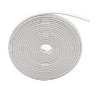 Kichvoe Sangle D'ourlet de Paquet Bande Résistante à L'usure en Cuir Pu Blanc 1,2 Cm X 3 M Facile à Nettoyer, pour Couture et Accessoires de Paquet