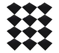 Kichvoe Séparateurs de Disques Vinyle Noirs en Plastique PP Réutilisables, Lot de 15 Pièces Installation Facile pour Organiser Collections de CD et DVD en Bibliothèque ou Bureau