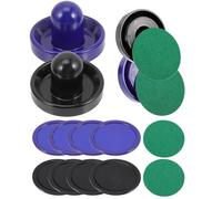 Kichvoe Set de 1 Jeu de Pousseurs de Hockey sur Air en Plastique Abs Palets Ronds 96mm pour Table de Hockey Mini à Domicile, Accessoires de Remplacement Légers