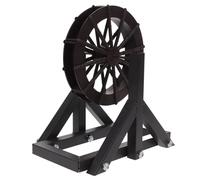 Kichvoe Set de Roue à Eau Décorative pour Fontaine de Table Accessoire de Remplacement avec Support Acier pour Aquarium Jardin et Aménagement Paysager DIY