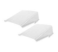 Kichvoe Sets de Caches en Plastique Blanc pour Caméra Extérieure Lot de 2 Étanche la Pluie, Design Pratique pour Prolonger la Durée de Vie Caméra