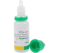 Kichvoe Solution Indicatrice Co2 15ml pour Aquarium d'eau Douce, Testeur D'aquarium Précis pour Plantes Aquatiques, Kit D'analyse Qualité de l'eau, Accessoire Aquariophilie pour Contrôle