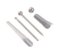 Kichvoe Spatule Joint Carrelage 5 Pcs en Alliage, Outil de Finition pour Mastic à Carrelage, Grattage Précis des Joints, Salon et Balcon