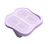 Kichvoe Stepper Incliné Réglable pour Fitness à Domicile, Planche D’étirement des Mollets en Plastique Robuste, Appareil Tonification Jambes et Mollets, Équipement Sport Femme, Compact