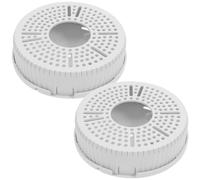 Kichvoe Support de Caméra de Sécurité en Plastique pour Fixation Plafond, Gestion des Fils, Compatible Caméras Domes, Usage Extérieur et Intérieur, Lot de 2 Pièces
