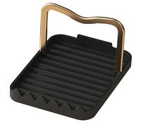 Kichvoe Support de Couvercle de Casserole Multifonction Repose Cuillère et Ustensiles pour Cuisine Rack de Rangement pour Spatules Louches Palettes et Couvercles Organisateur de Plan