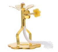 Kichvoe Support de Mèche en Alliage Ajustable pour Lampe à Huile Petite Taille Porte-mèche de Lampe à Pétrole à Pétrole Accessoire Intérieur Support Solide pour Mèches à Huile