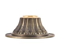 Kichvoe Support de Moulin à Prières avec Base Sculptée en Cuivre Portatif Diamètre Trou 2,5 Cm pour Cérémonies Bouddhistes et Sanctuaires