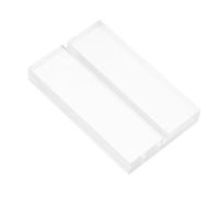 Kichvoe Support de Numérotation des Tables Base en Acrylique, Porte-affiche de Table en Acrylique, Fente Centrale, Support Autoportant, pour Menus et Cartes de Mariage Fête