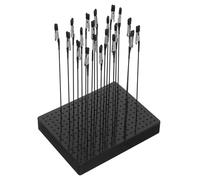 Kichvoe Support de Peinture pour Maquette, Pince de Peinture Miniature, Base avec Pince Crocodile, Plastique Fer Nylon Aluminium, pour Petites Pièces et Éléments de Modèle, Aérographe