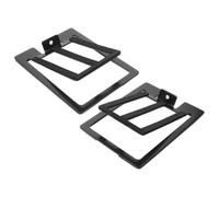 Kichvoe Support D'enceinte Inclinée 15 Degrés en Métal Coussin Antidérapant, Compatible, pour Mixage et Cinéma à Domicile, 1 Paire