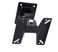 Kichvoe Support et Rotatif Mural Noir en Métal Téléviseur Fixation Murale Réglage Complet, ou Plat pour Écran en Commerciaux