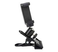 Kichvoe Support pour Téléphone Portable Compatible Guitare et Saxophone, Rotatif 360° Clip et Coussinet Anti-Dérapant, Taille Ajustable Noir