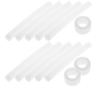 Kichvoe Supports Oreille Chien Blancs 13 Pièces Kit de Fixation Oreilles Dressées pour Doberman, Corgi, Chihuahua, Correcteur D’Oreilles pour Soins et Maintien Solide