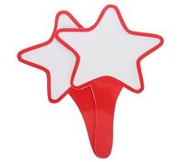 Kichvoe Tableau Blanc à Main Effaçable à Sec 20x28 Cm, Lot de 2 Palettes Portatives pour Score et Vote, Ardoises Réutilisables Légères et Pratiques pour Événements Sportifs